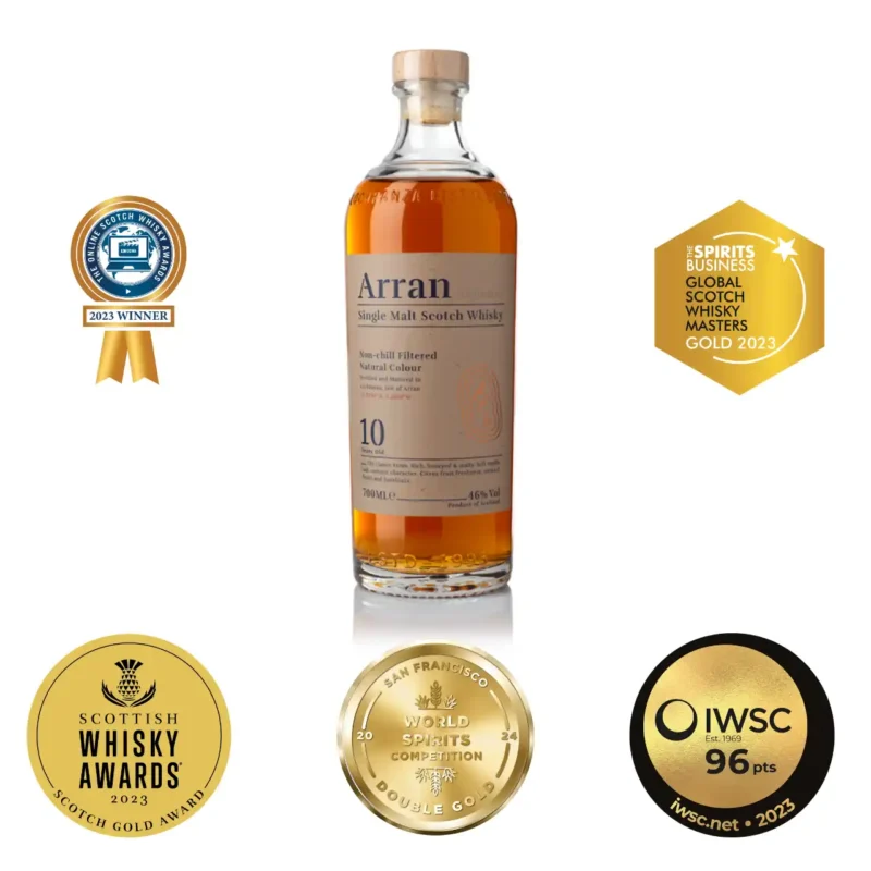 arran 10 anni single malt medaglie